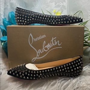 ❤️ Christian Louboutin pigalle spike flats studs